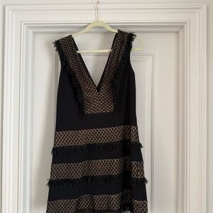 Sho Black and Tan Mini Dress